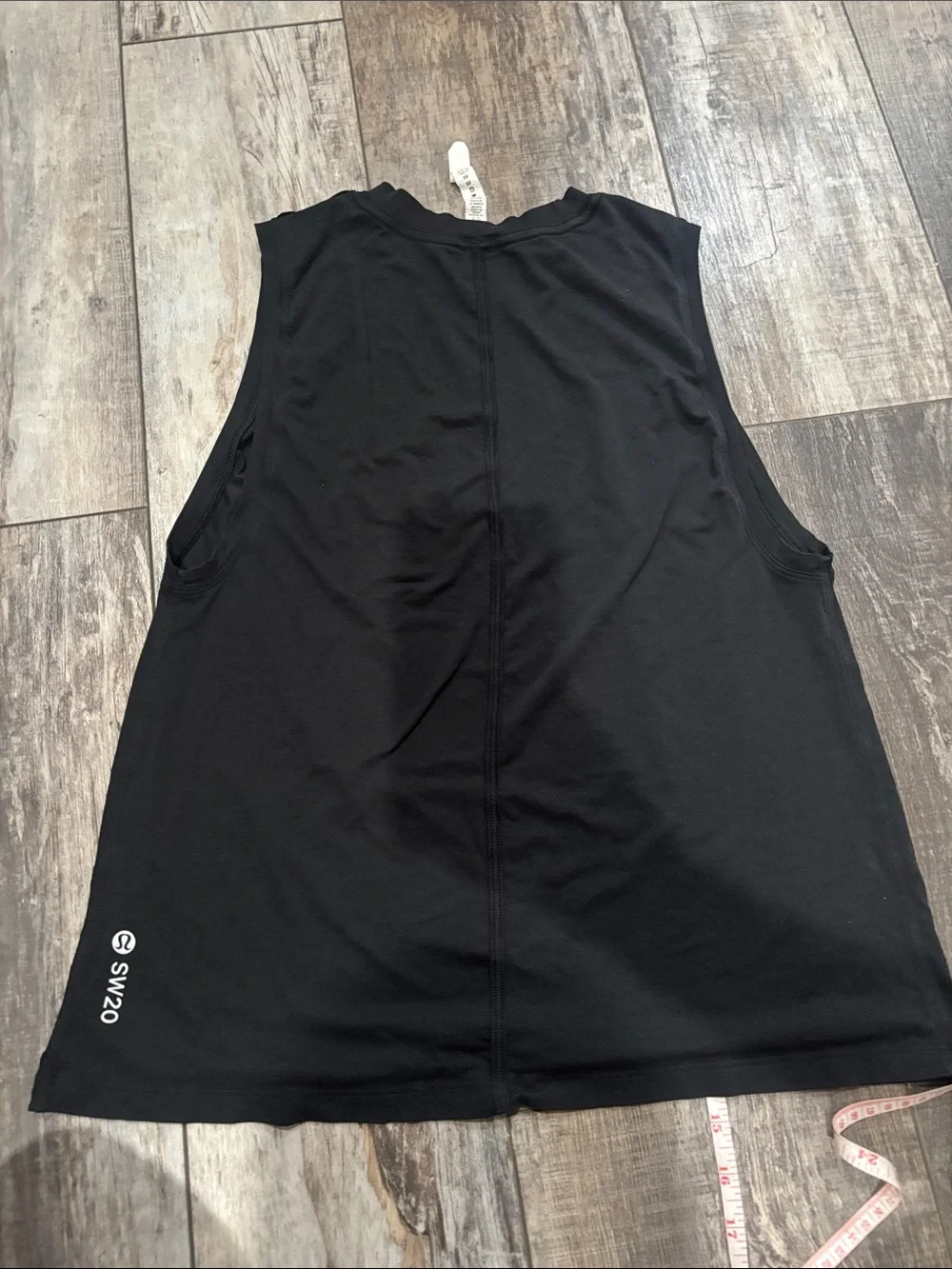 lululemon athletica Black Muscle Tee with 'SEAWHEEZE' Logo